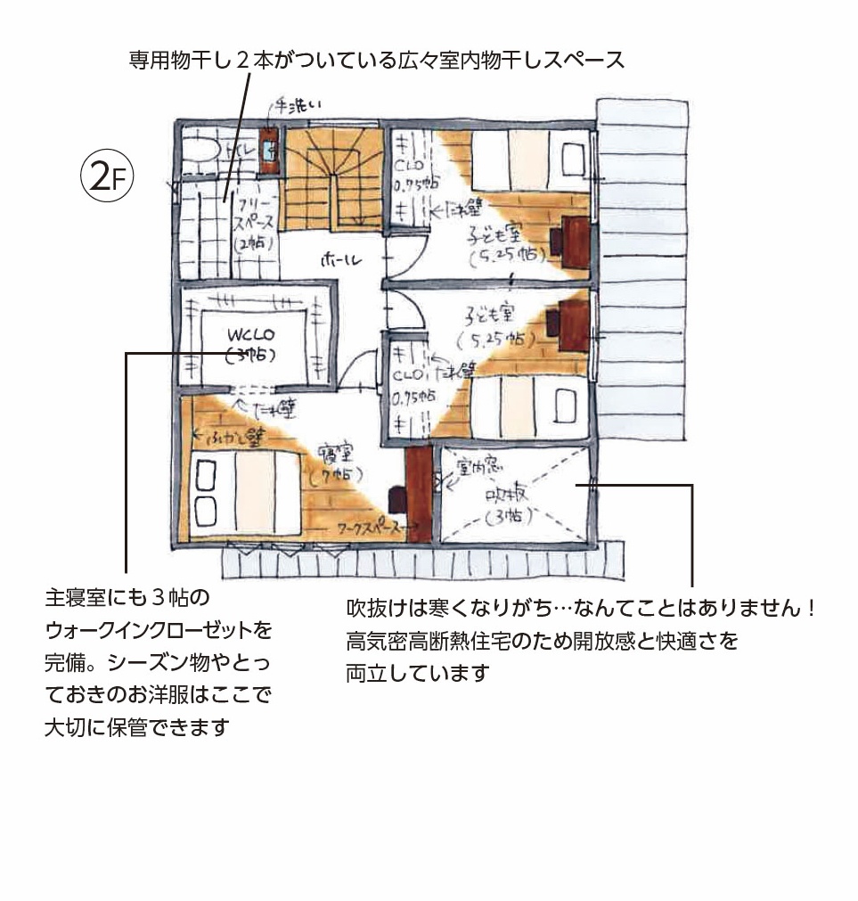 2F間取り図